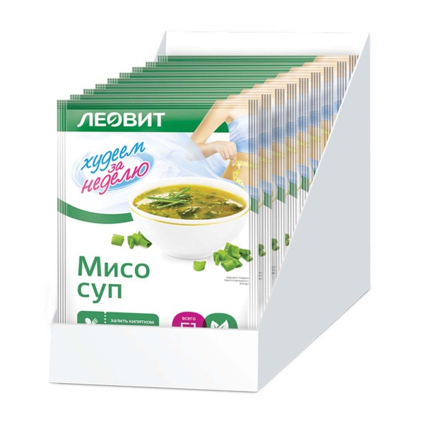 Суп Мисо Худеем за неделю 15г Леовит