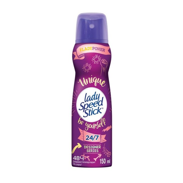 Дезодорант женский антиперспирант спрей Lady Speed Stick Unique Be yourself 150мл