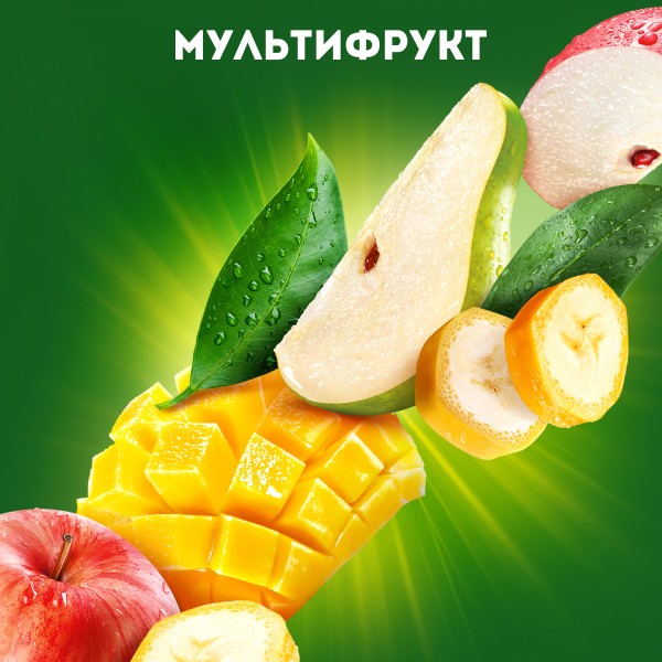 Сок J-7 0,97л мультифрукт с мякотью