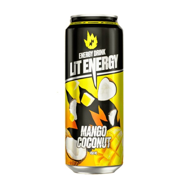 Энергетический напиток Lit Energy Mango Coconut 0,45л