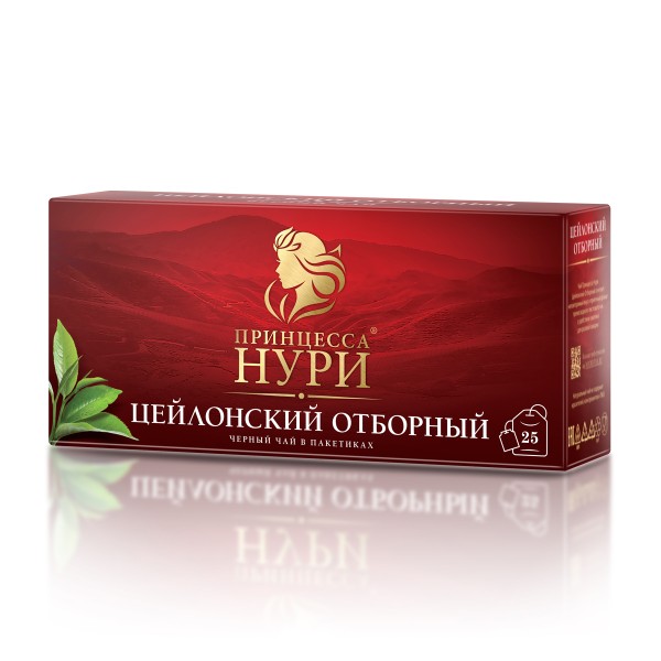 Чай черный Принцесса Нури цейлонский отборный 25пак