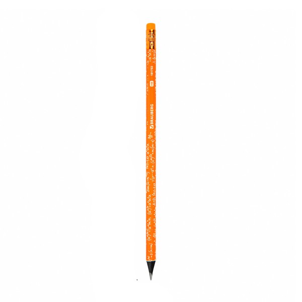 Карандаш Exam чернографитный HB с ластиком Brauberg