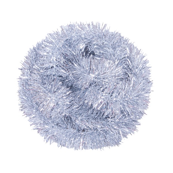 Мишура Норка 1 радуга 200х5см Казком серебро