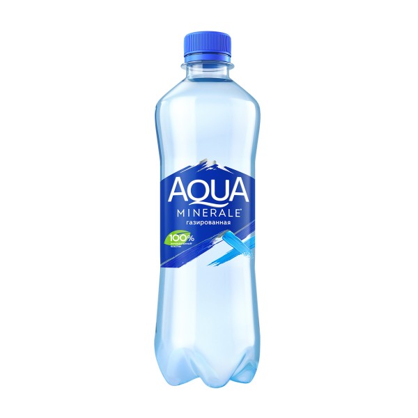 Вода питьевая газированная Aqua minerale 0,5л