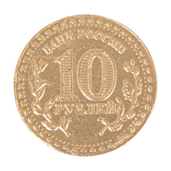 Шоколад фигурный Монетки денежные знаки Конфитрейд 6г