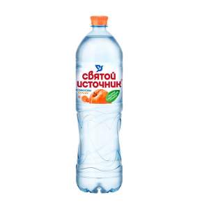 Вода питьевая Святой источник негазированная 1,5л персик