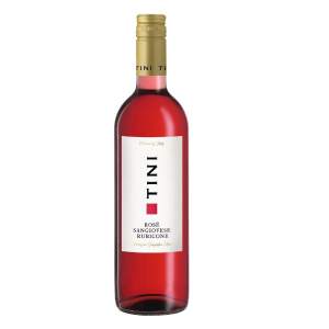 Вино ординарное розовое полусухое Tini Rose 12% 0,75л