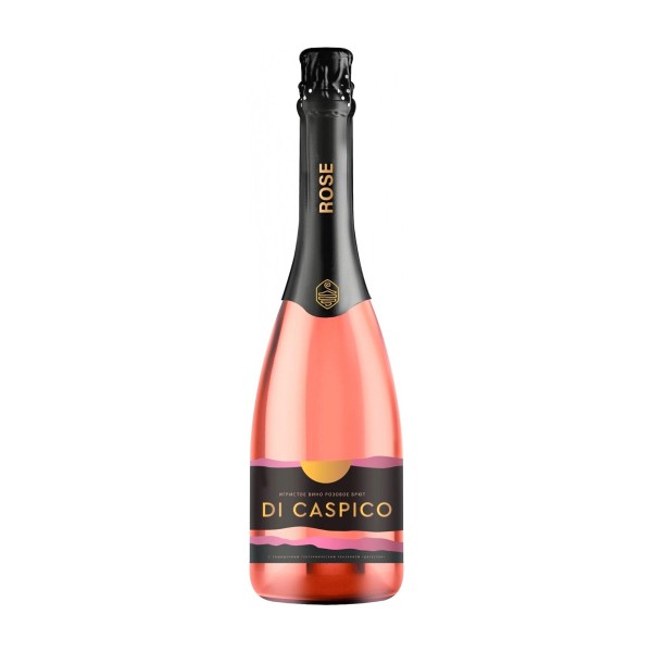 Вино игристое розовое брют Di Caspico1 2,5% 0,75л