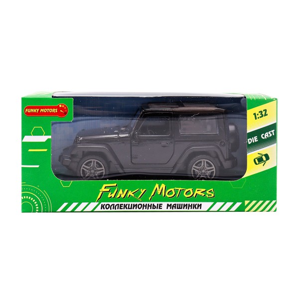 Машина Die-Cast инерционная открывающиеся двери 1:32  Funky Toys купе черная