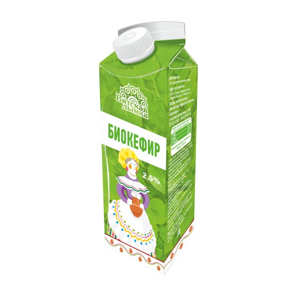Биокефир Вятская дымка 2,5% 450г БЗМЖ
