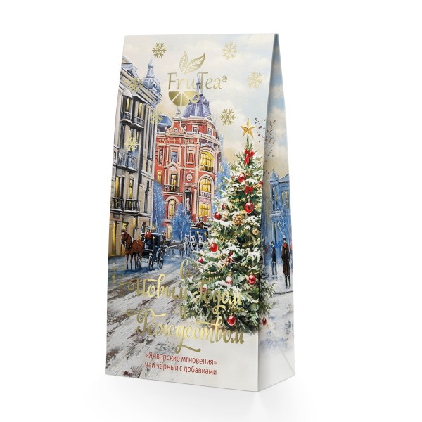 Чай черный FruTea Январские мгновения с добавками 50г