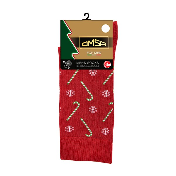 Носки мужские Style конфеты р.39-47 Omsa rosso 42-44