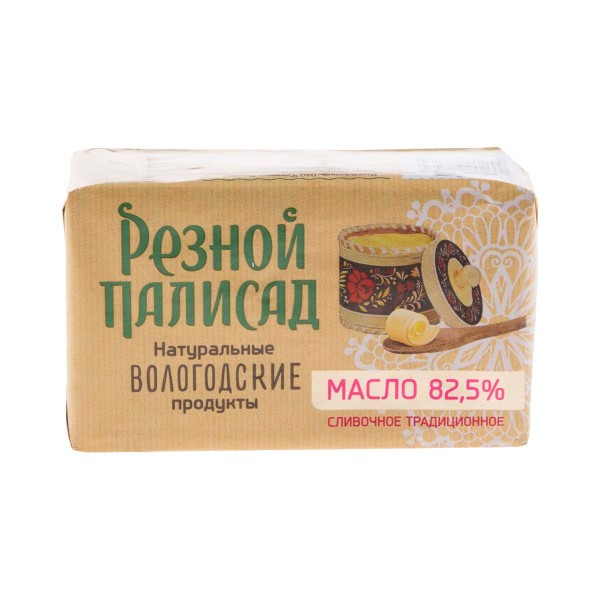 Масло сливочное Традиционное 82,5% Резной палисад 160г БЗМЖ