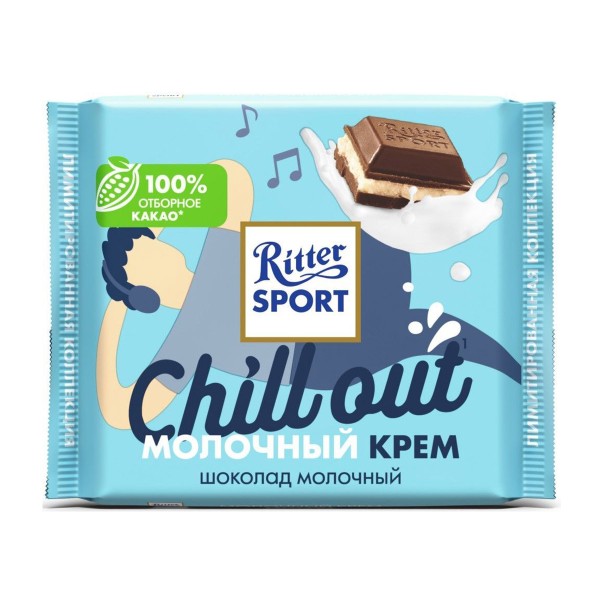 Шоколад Ritter Sport Молочный крем 100г