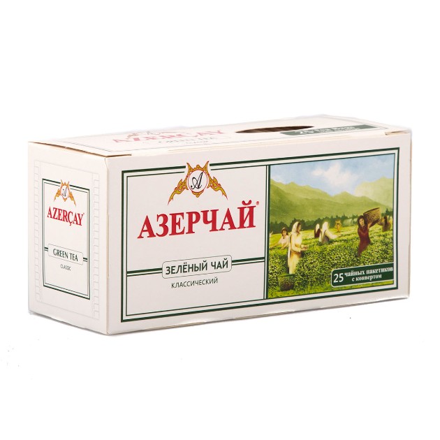 Чай зеленый Азерчай 25пак