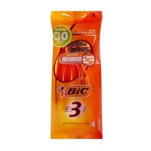 Станок бритвенный BIC 3 для чувствительной кожи  4шт