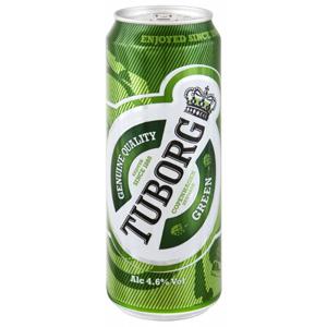 Пиво Tuborg Green 4,6% 0,45л