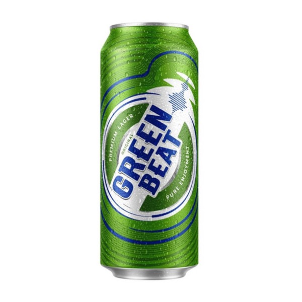 Пиво Greenbeat светлое 4,6% 0,45л