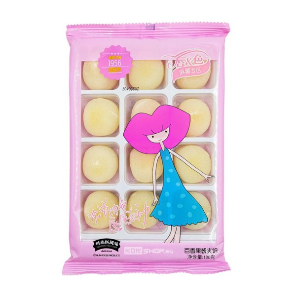 Пирожное Моти со вкусом маракуйи Huxi Foods 180г