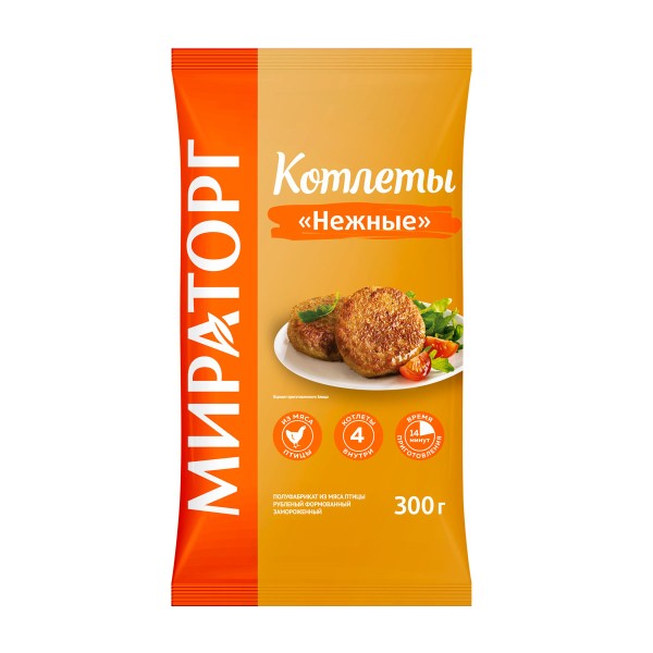 Котлеты Нежные Мираторг 300г