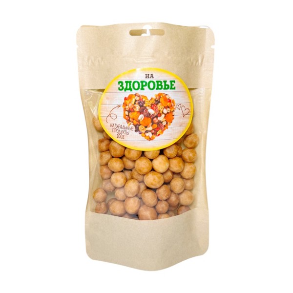 Арахис На здоровье жареный в кокосовой глазури 80г