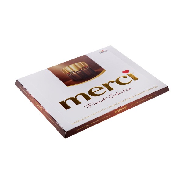 Конфеты шоколадные Merci Ассорти из темного шоколада 250г 4 вида