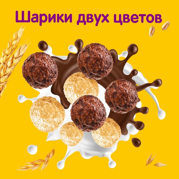 Сухой завтрак Шарики Дуо Хрутка Nestle 460г