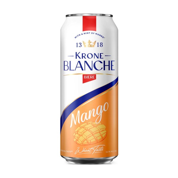 Напиток пивной Krone Blanche Biere Mango 4,5% 0,45л