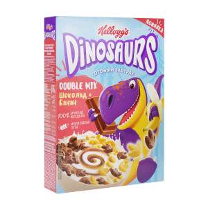 Сухой завтрак Лапы шоколадные и банановые Dinosaurs Кellogg’s 200г