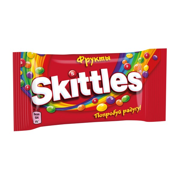 Драже Skittles 38г фрукты