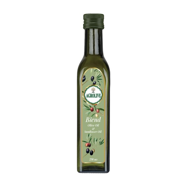 Масло оливковое Premium Blend c добавлением подсолнечного 49% 0,25л Agrolive