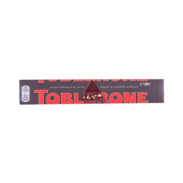 Шоколад Toblerone темный с медово-миндальной нугой 100г