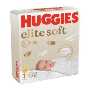 Подгузники Huggies Elite soft №1 3-5кг 84шт