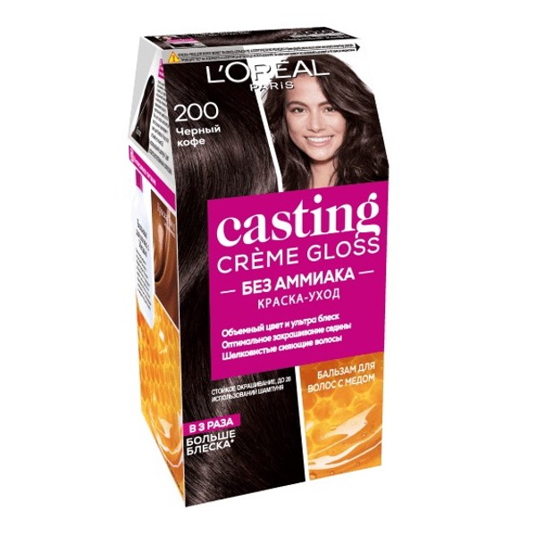 Краска для волос Loreal Casting Creme Gloss черный кофе