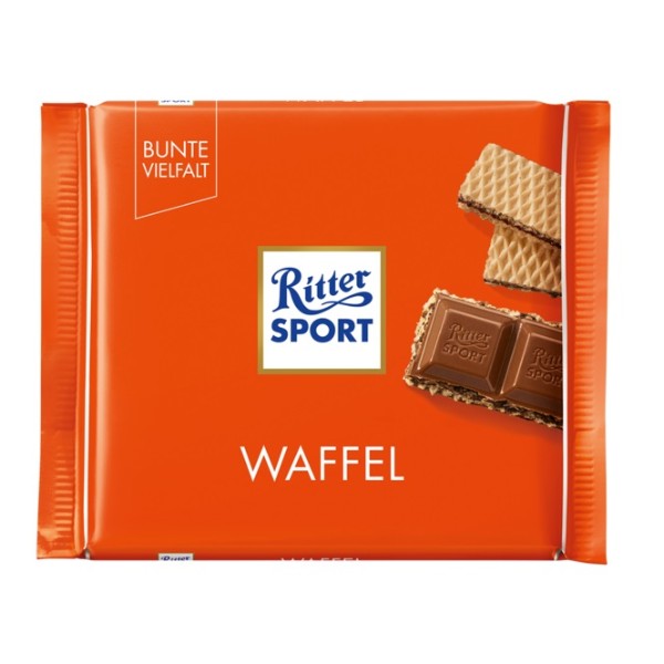 Шоколад молочный Ritter Sport Waffel 100гр