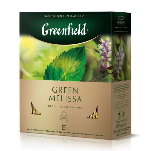 Чай зеленый Greenfield Green Melissa 100пак