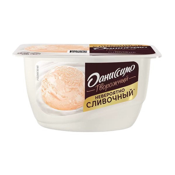 Продукт творожный Даниссимо 130г пломбир БЗМЖ