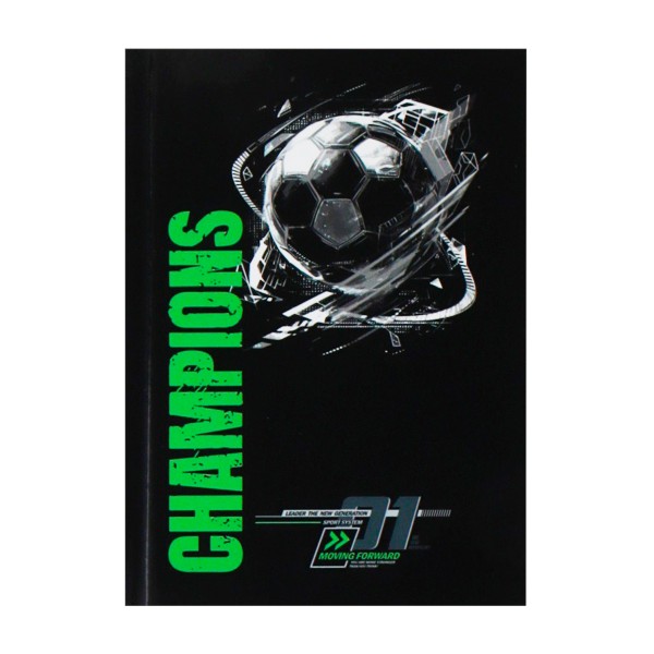 Книжка записная А7 64л клетка склейка Кокос champions