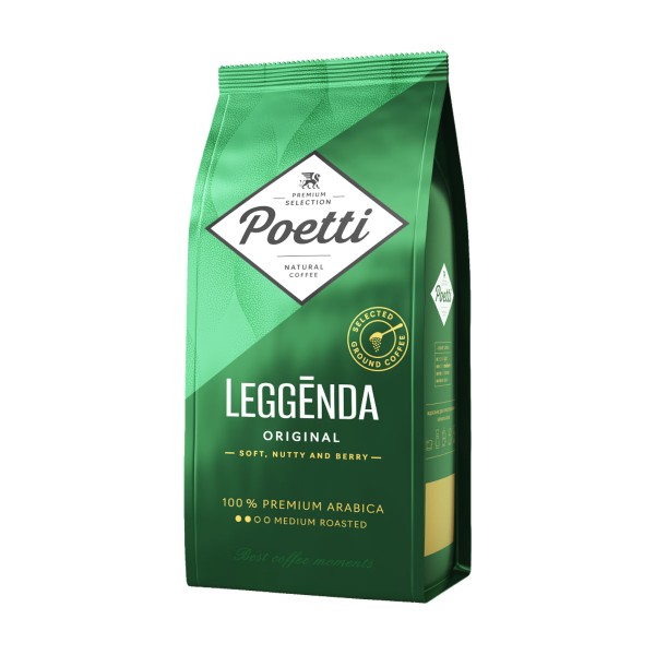 Кофе молотый Poetti Leggenda Original 250г
