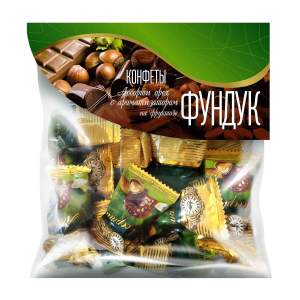 Шоколадные конфеты Ассорти Волжское фундук на фруктозе 180г