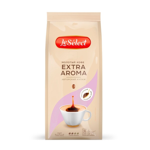 Кофе молотый Le Select Extra Aroma 200г