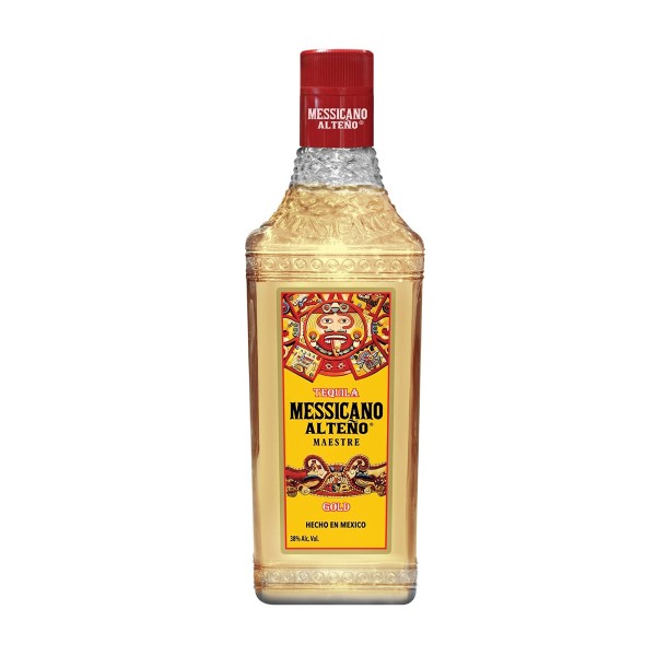 Текила Messicano Alteno Gold 38% 0,5л