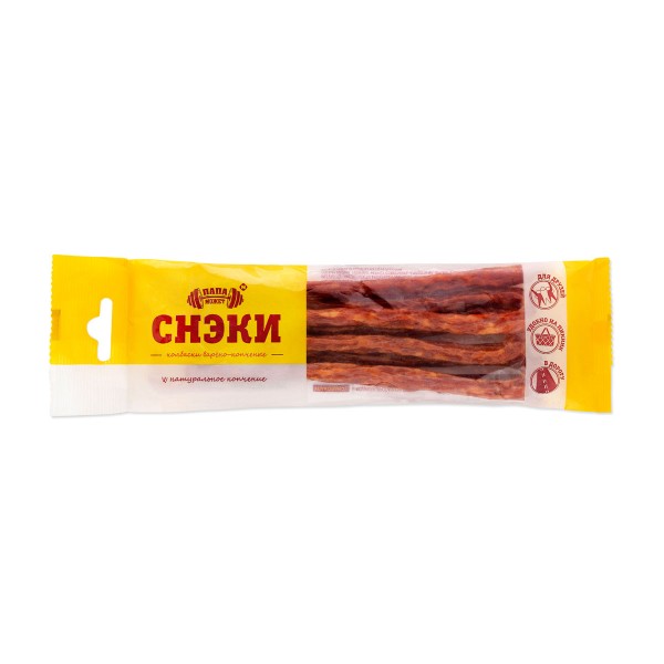 Колбаски Снэки варено-копченые Папа может 70г