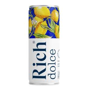 Напиток сокосодержащий Rich dolce из винограда и лимона 0,33л