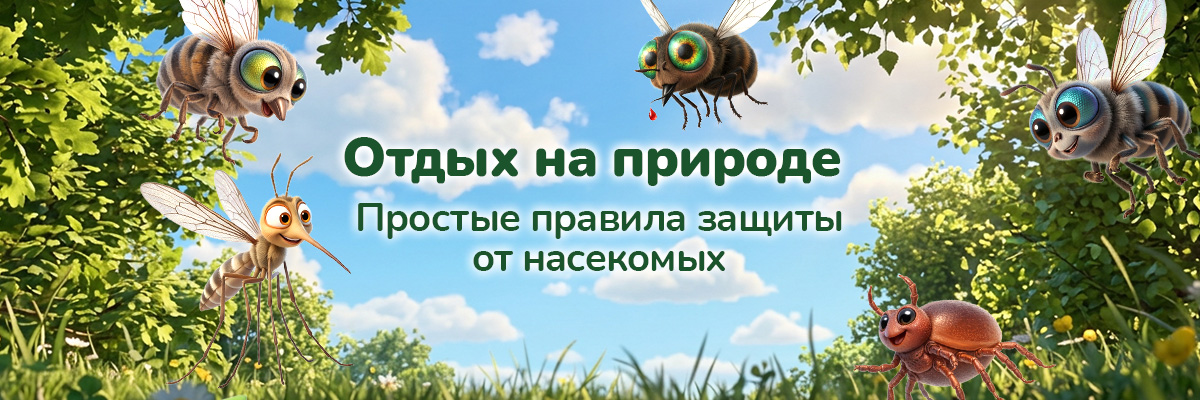 Как защитить себя от насекомых?