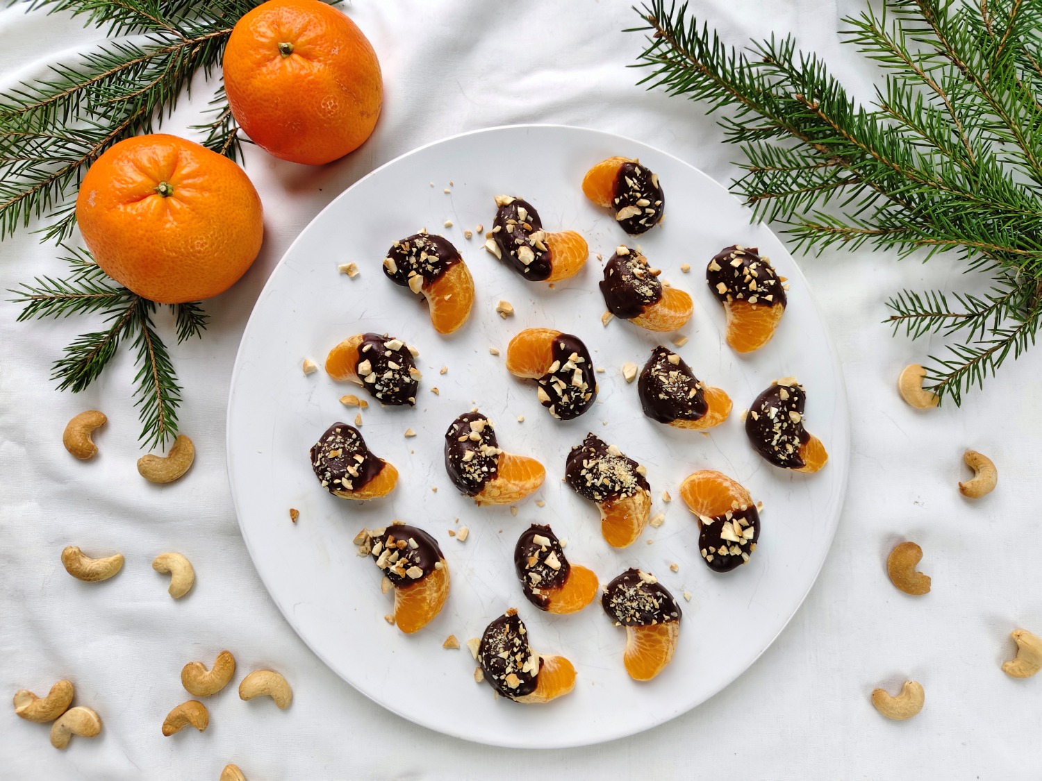 Мандарины в шоколаде