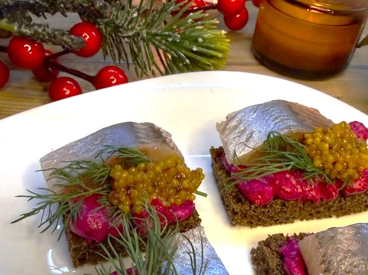 Бутерброд сельдь под шубой