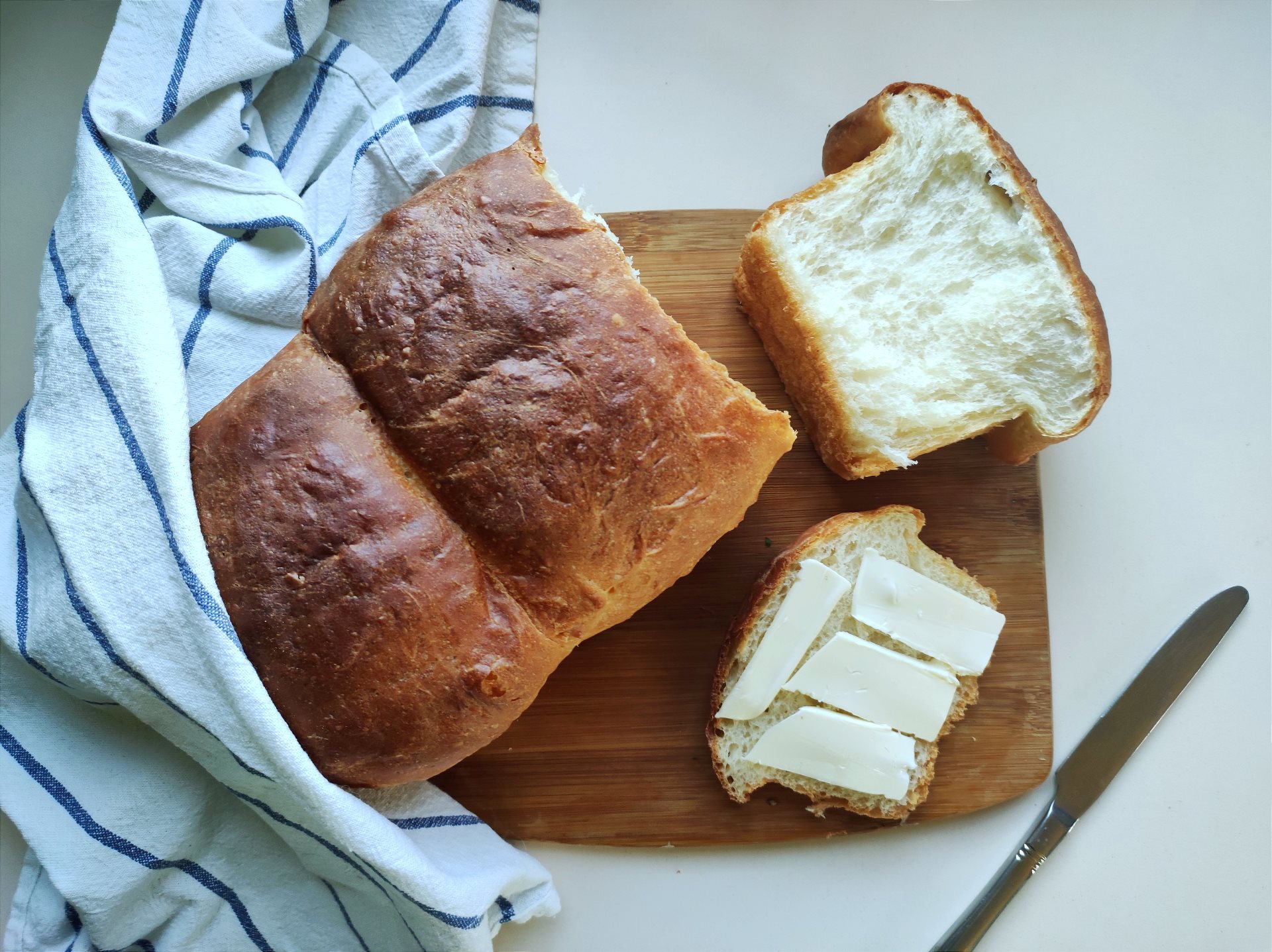Молочный воздушный хлеб